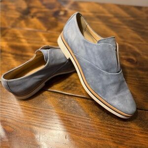 Unique Women Loafers GEOX Made Italy leather non slip driving sole Euro size 38